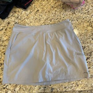 Women's Orvis size large grey golf tennis athletic skort